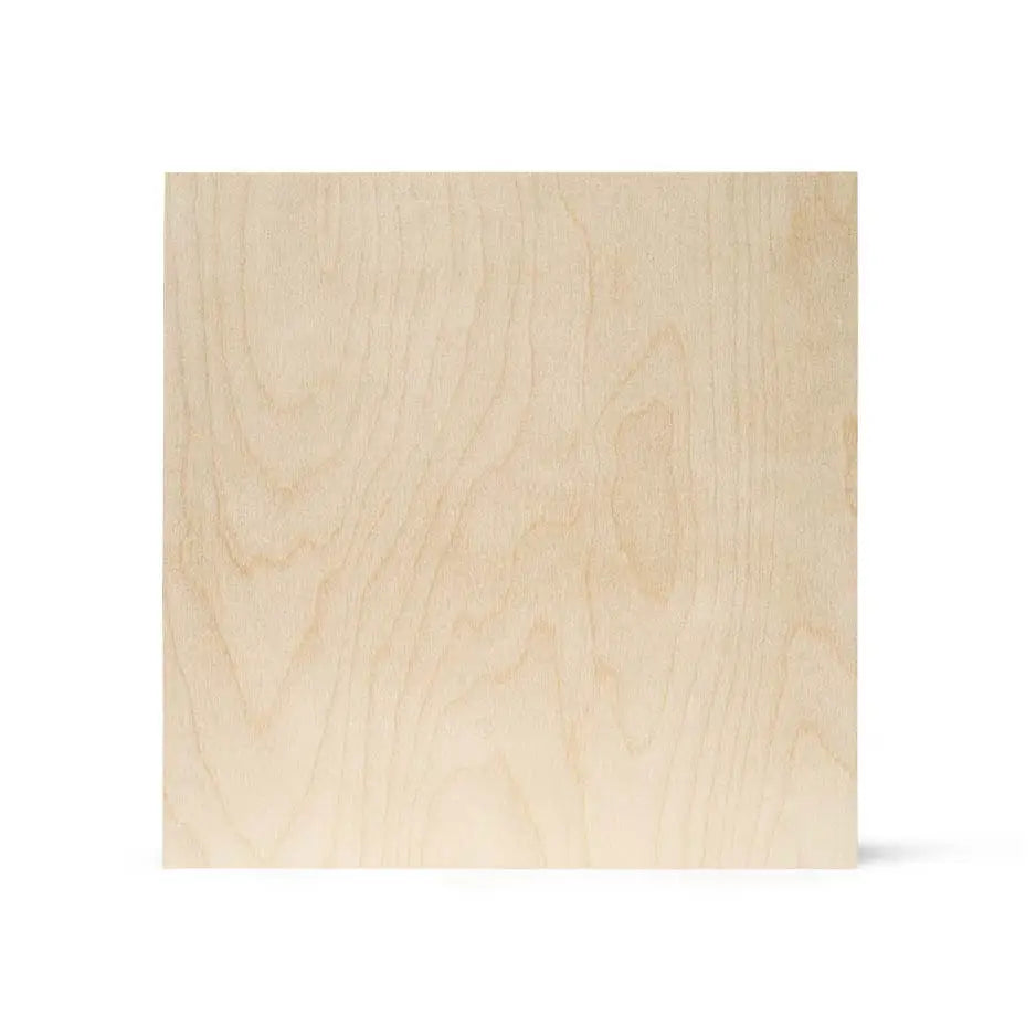 16x16 Blank Birch Wood Panel - No Adhesive