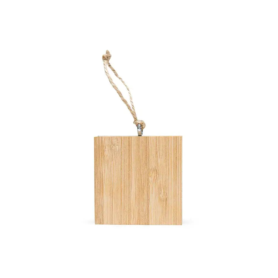 2x2 Bamboo Ornament Wood Block