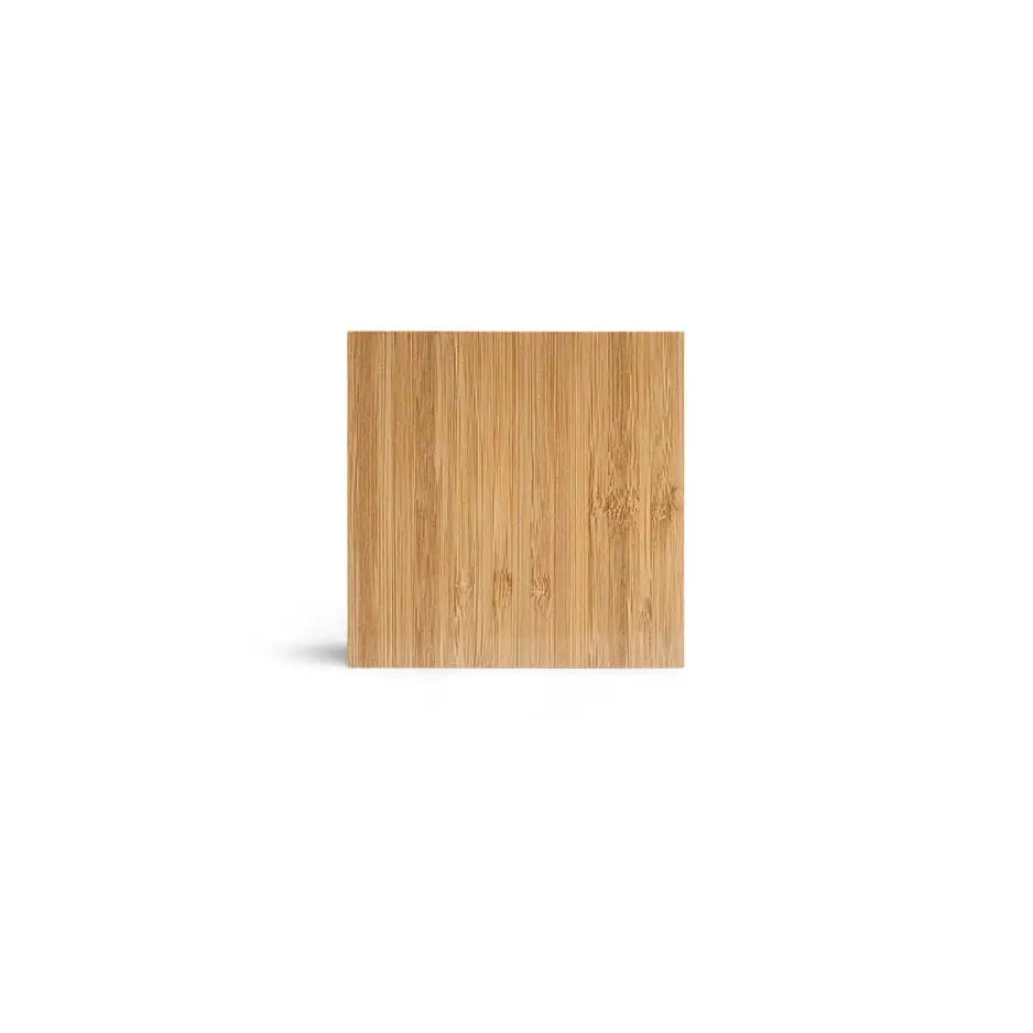 6x6 Blank Bamboo Wood Panel - No Adhesive