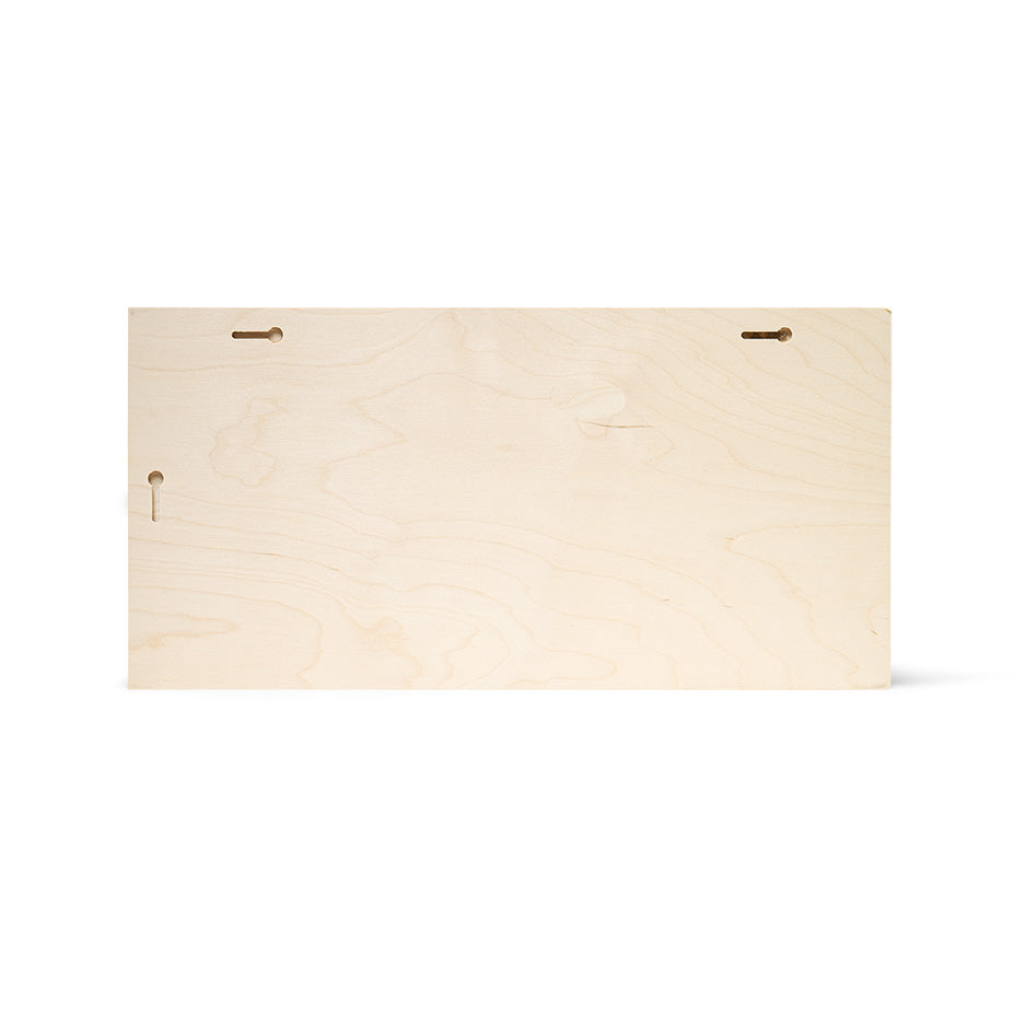 12x24 Print on Bright White Wood 40%