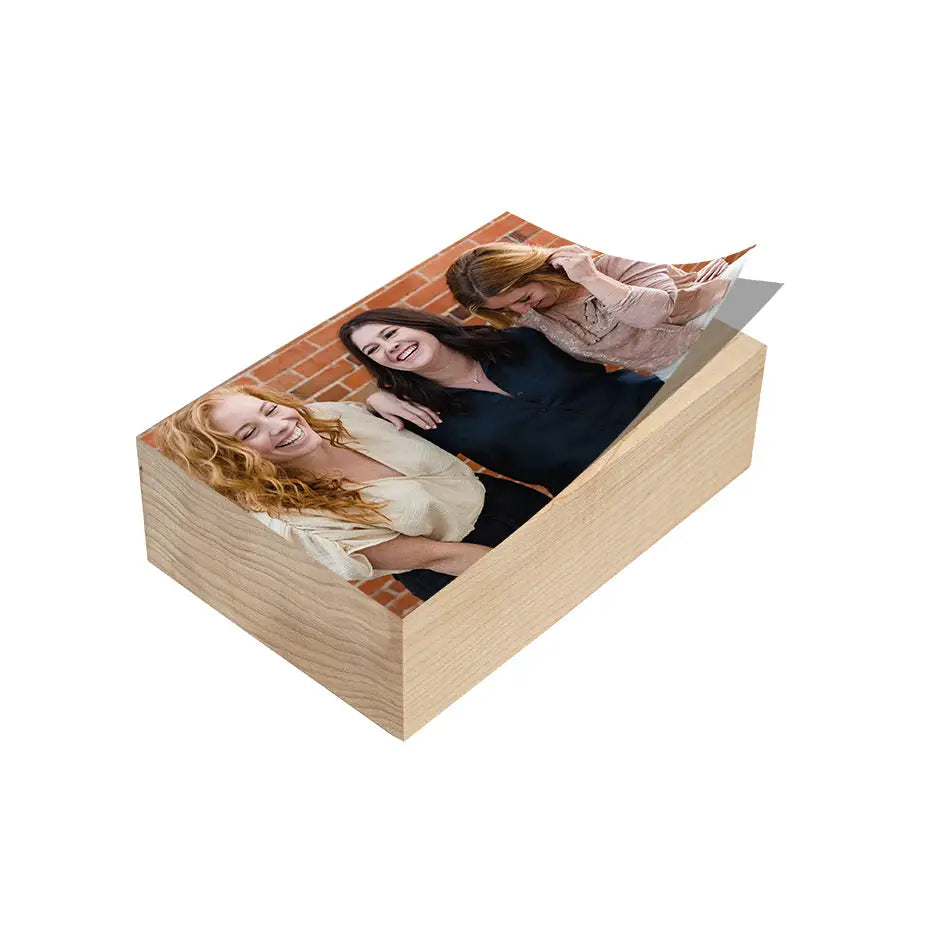 5x7 Maple Wood Photo Block