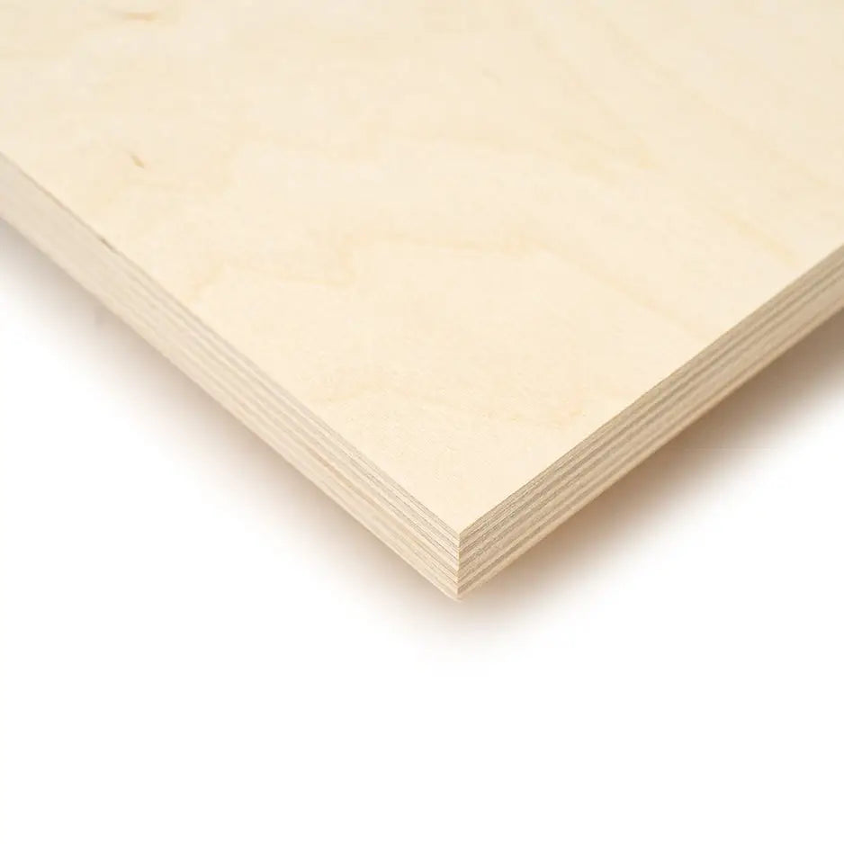 6x6 Blank Birch Wood Panel
