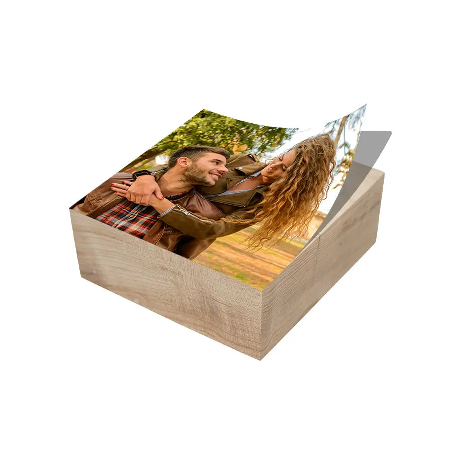 6x6 Maple Wood Photo Block