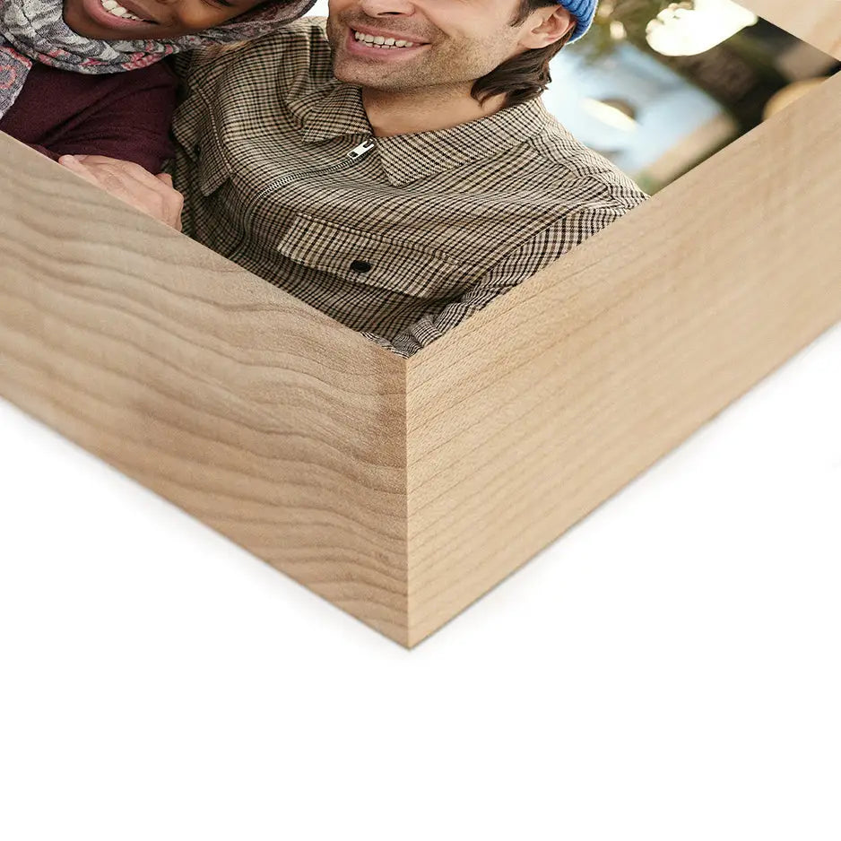 8x10 Maple Wood Photo Block