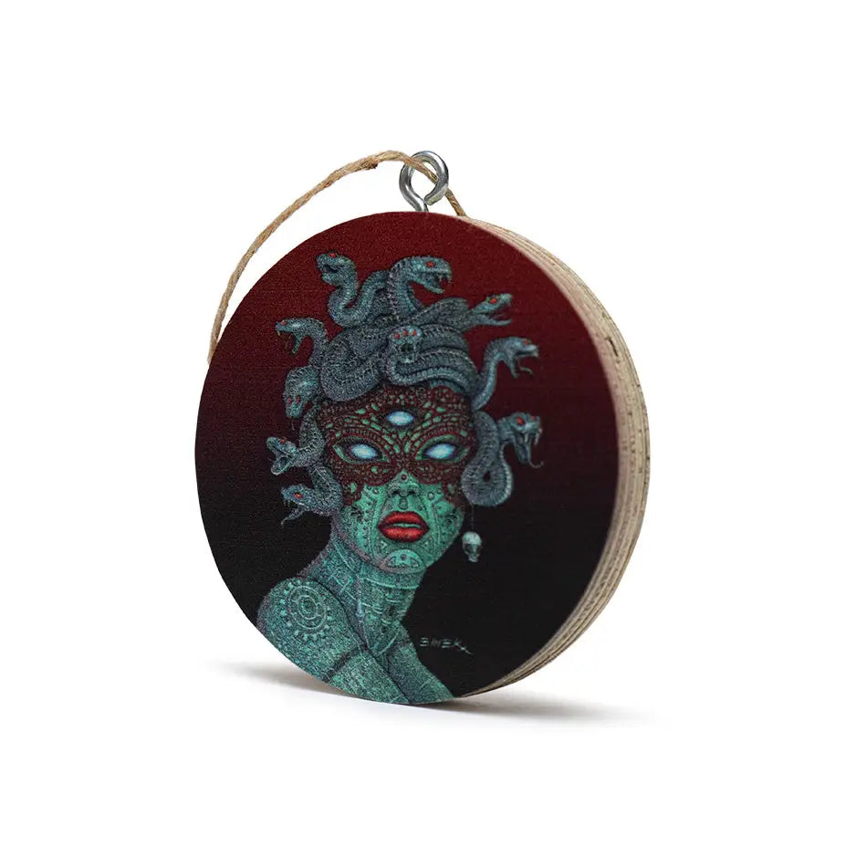 Alien Cyber-Medusa ornament by EMEK