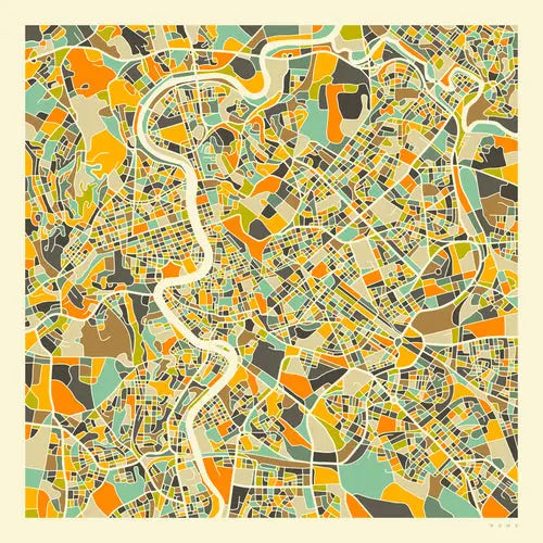 Jazzberry Blue Rome Map