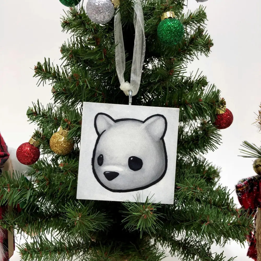 Luke Chueh Sad Bear Ornament