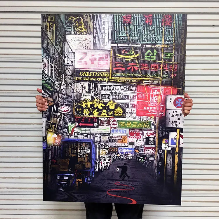 Nick Walker Painting The Town Red / Hong Kong Street Scene