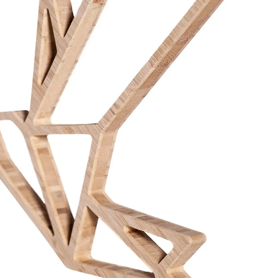 Origami Bamboo Wood Swooping Bird Wall Art