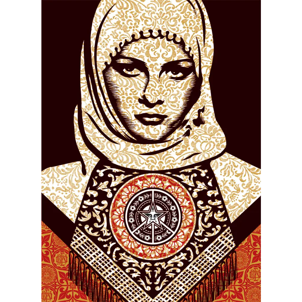 Shepard Fairey Arab Woman