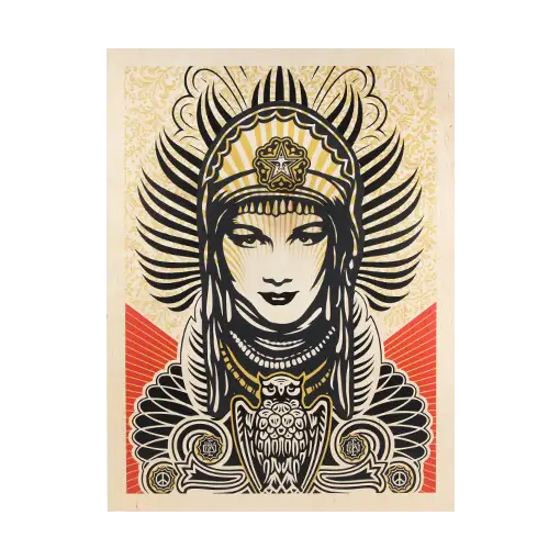 Shepard Fairey Peace Goddess