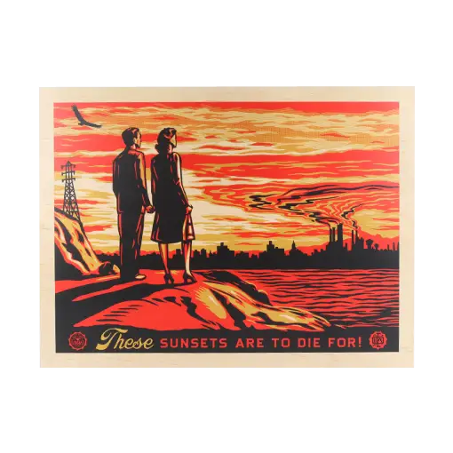 Shepard Fairey Sunsets To Die For
